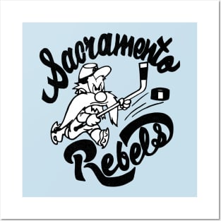 Defunct Sacramento Rebels Hockey Posters and Art